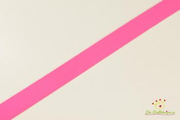Gummiband Breite 2,5 cm Neon Rosa